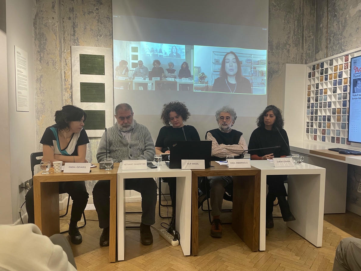 Gazetecilerin oturumundan bir kare (FOTO: Bülent Aydın)