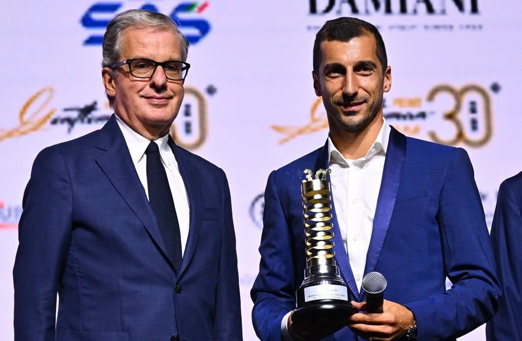 Futbolcu Mkhitaryan'a "Gentleman Inter" ödülü