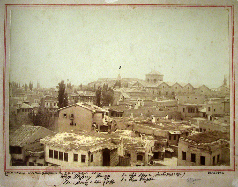 Sivas Ermeni mahallesi ve Surp Asdvadadzin Kilisesi (Kaynak- Houshamadyan).