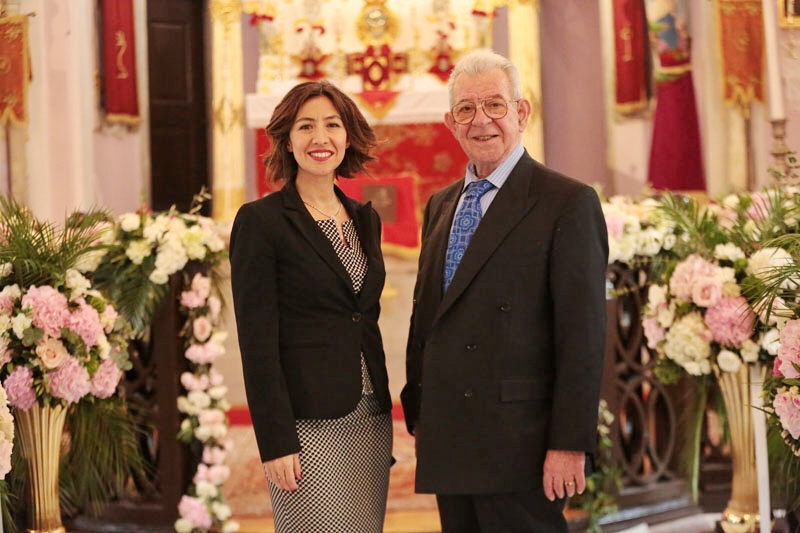 Tamar Kaç  Erdavityan babası Berç Kaç ile