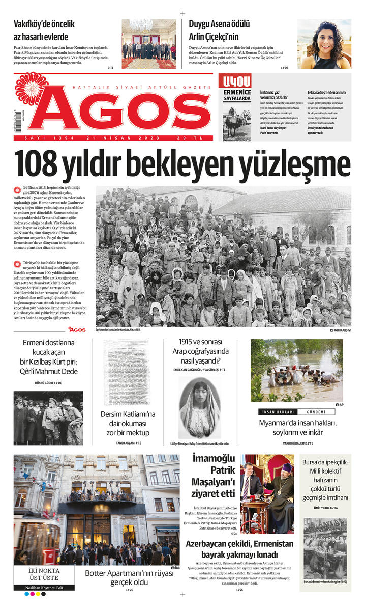 Agos yeni sayısıyla bayilerde