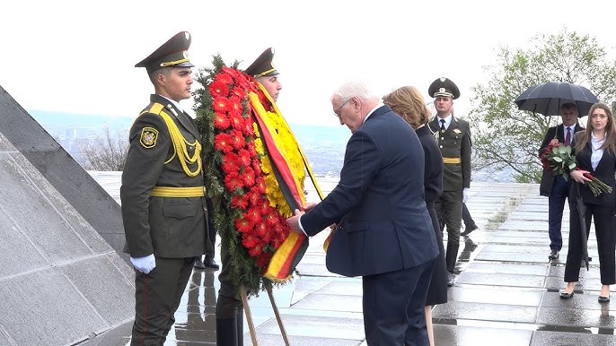 Almanya Cumhurbaşkanı Steinmeier Ermenistan'da