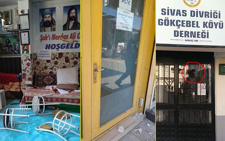 Ankara'da Alevi kurumlarına ve Cemevlerine peşpeşe saldırı