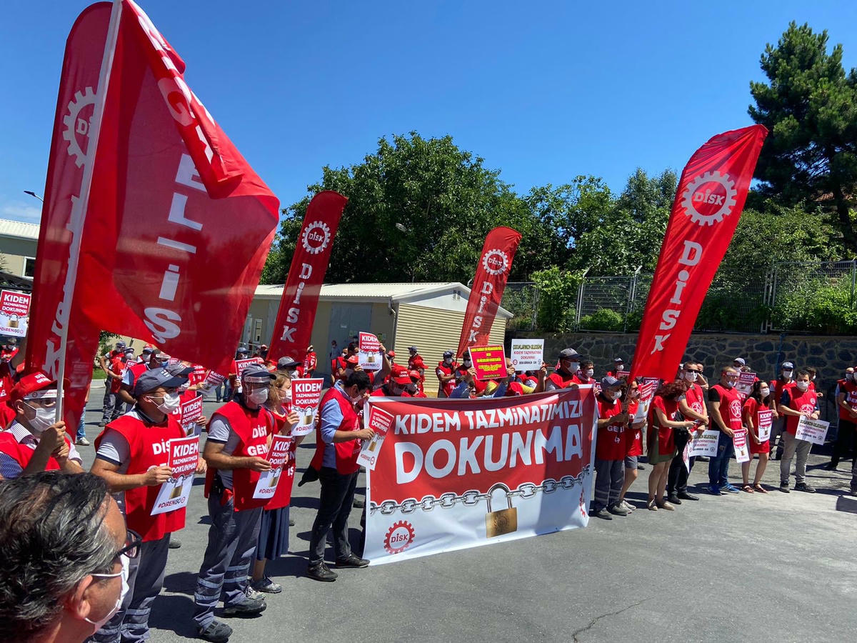 Sendikalardan kıdem tazminatı eylemi: Dokunma