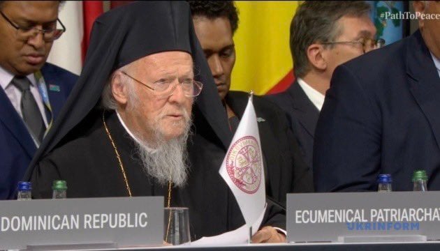 Ekümenik Patrik'in ismi Ukrayna Barış Bildirisi'nden çıkarıldı