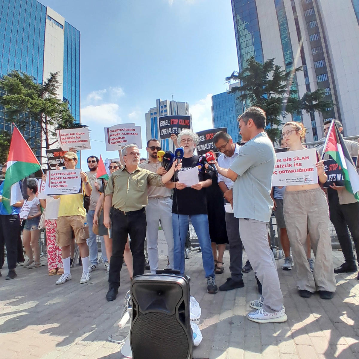 Basın meslek örgütlerinden İsrail'e çağrı