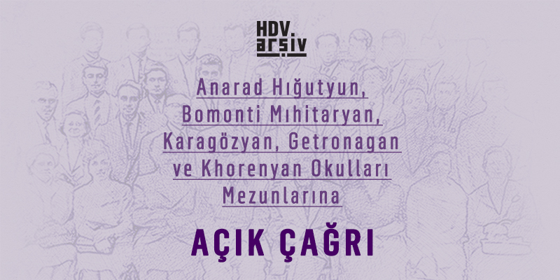 Hrant Dink Vakfı'ndan Ermeni okullarının mezunlarına çağrı