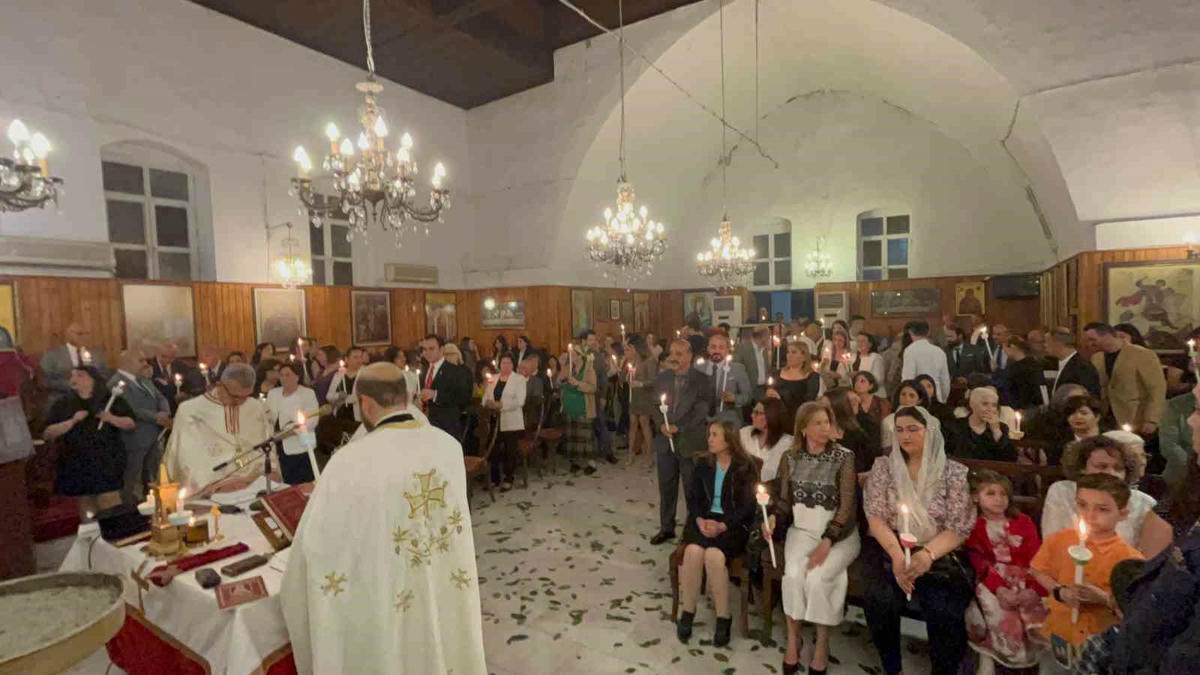 Rum Ortodoks toplumu Paskalya'yı kutladı