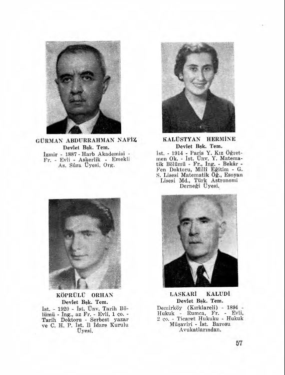 Kurucu Meclis albümünde Hermine Kalustyan