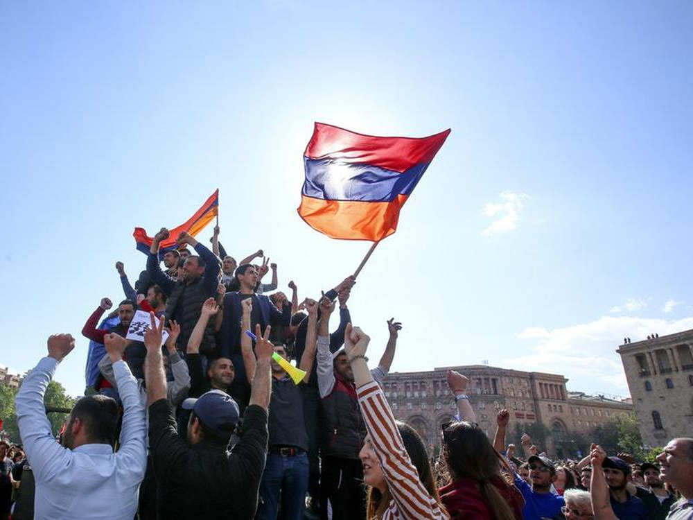 Ermenistan'da kutlamaların adresi Cumhuriyet Meydanı