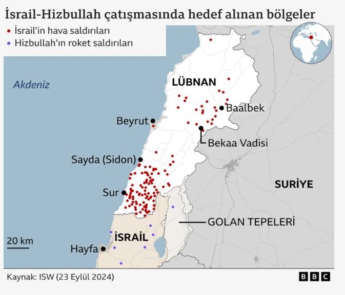 İsrail'in Hizbullah'a yönelik hava saldırısı: Can kaybı 500'ü geçti