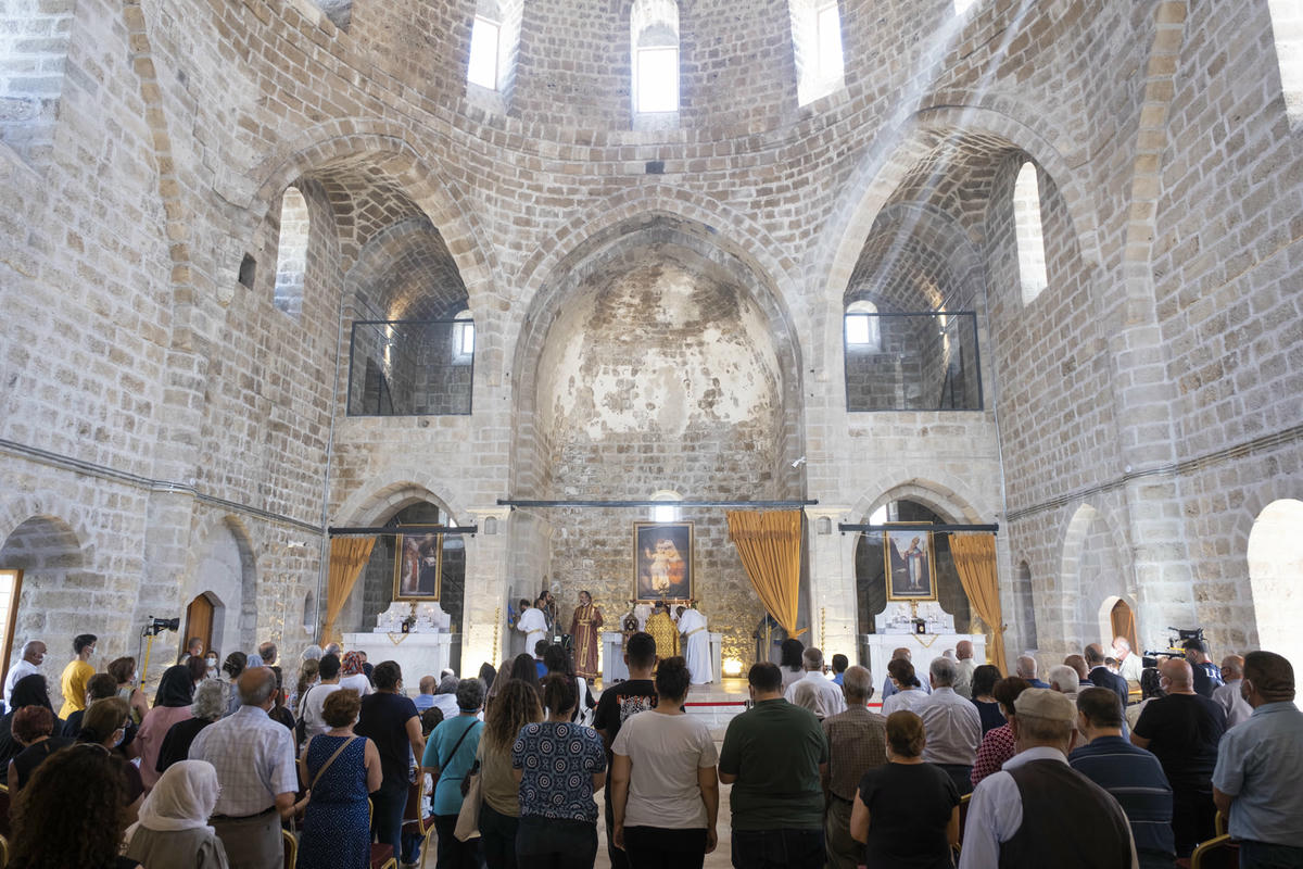Malatya Üç Horan Kilisesi'nde yıllar sonra ilk ayin