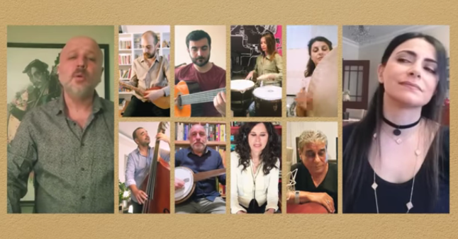 Արա Տինքճեանի երգը չորս լեզուներով