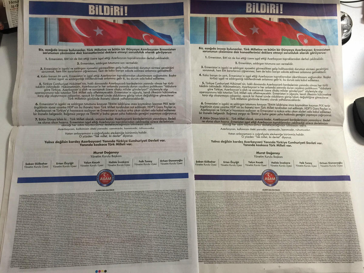 Garo Paylan gazete ilanlarıyla hedef gösterildi