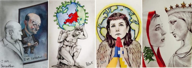 Եգիպտահայ նկարչուհին աշխարհի հետ կը խօսի նկարներով