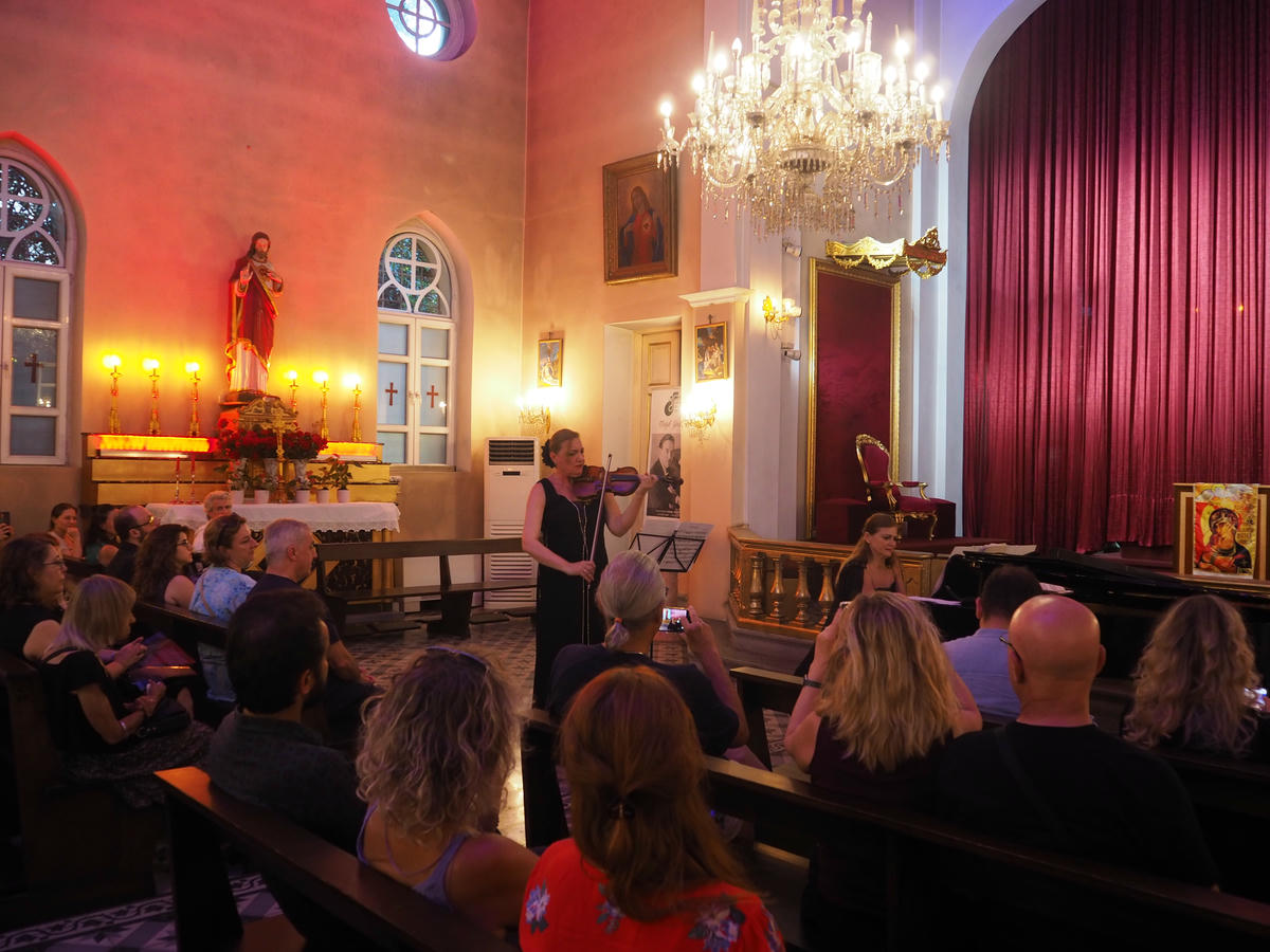 ‘Romantik Yaz Notaları’, kilise akustiğinde yankılandı