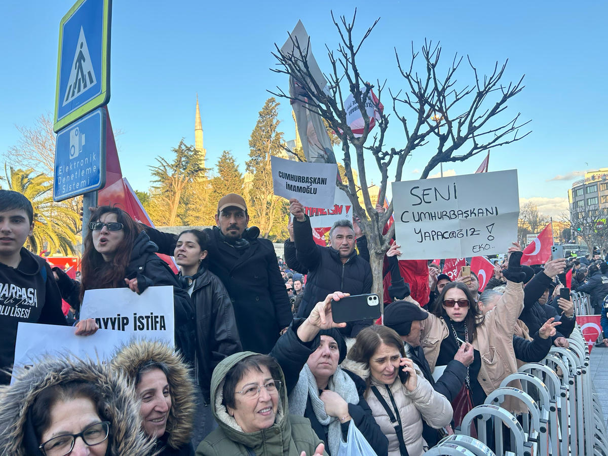 Binler Saraçhane'deydi: "Bugün susarsan yarın sustururlar"