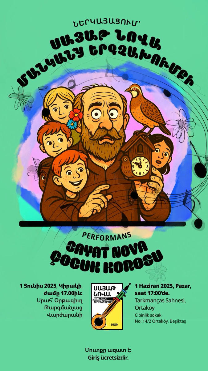 Sayat Nova Çocuk Korosu Ortaköy’de