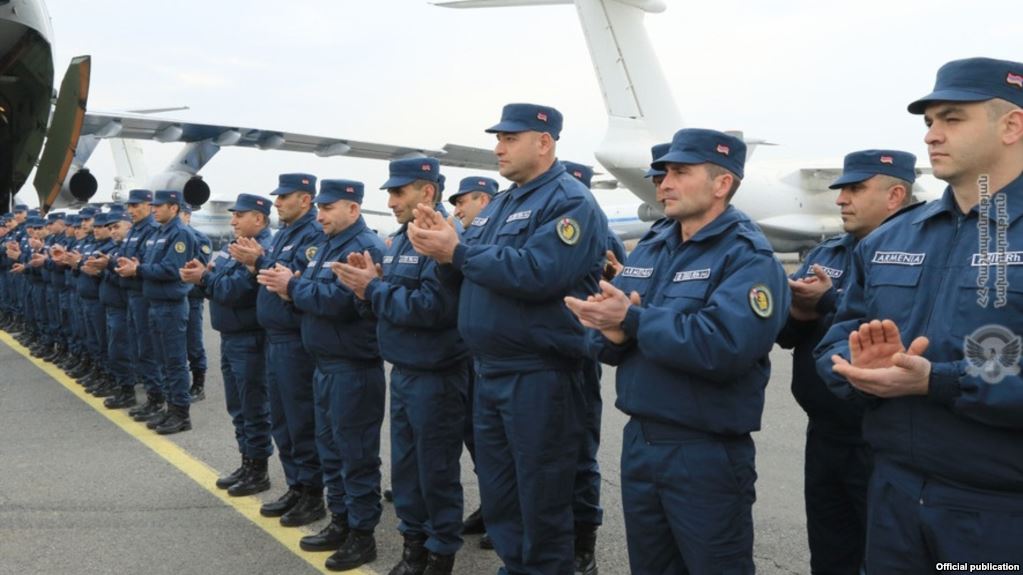 Ermenistan’dan Suriye’ye insanı yardım misyonu