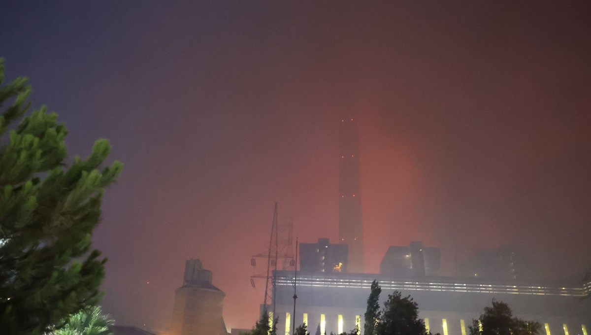 Termik santral yakınlarındaki yangın söndü