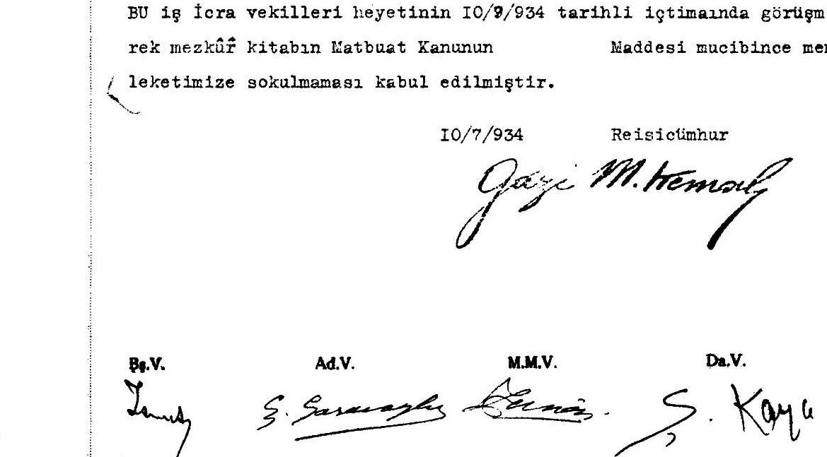 1934 yılında Türkiye: Ülkeye girişi yasaklanan Ermenice bir kitap