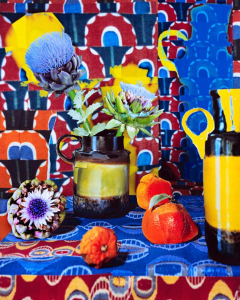 Kafa karıştıran kağıt heykeller 