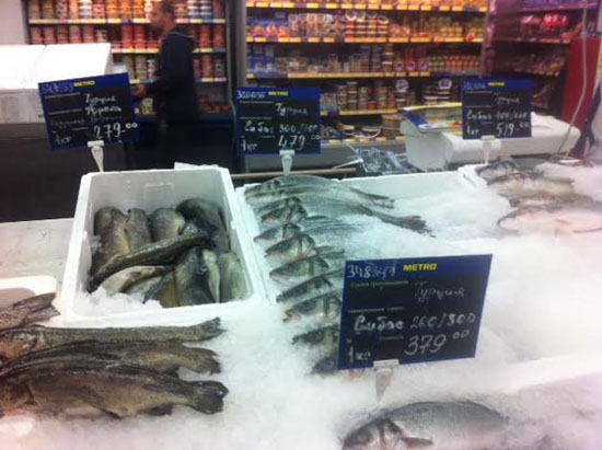 Ambargo nedeniyle Ermenistan ve Türkiye balıkları tezgahta bir arada