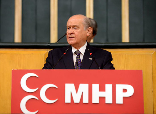Devlet Bahçeli Mahçupyan'ı hedef gösterdi