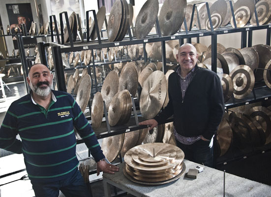 ‘We can immediately distinguish the sound of our own cymbals wherever we hear them’