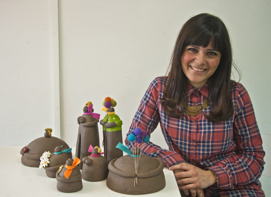 Melis’in masalsı mutlu heykelleri