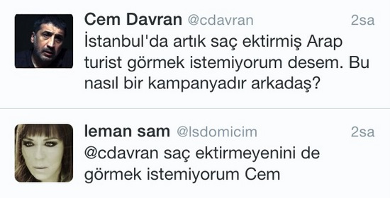 Cem Davran ile Leman Sam’a  ne demeli!