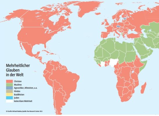 Alman gazetesi, Türkiye’yi Hıristiyan ülkeler arasında gösterdi