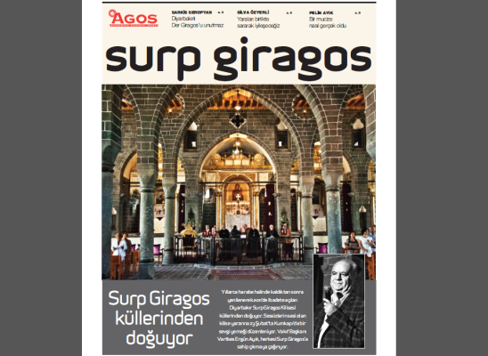 Surp Giragos küllerinden doğuyor