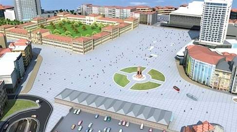 Taksim Meydanı’nda esnaf yerinden ediliyor