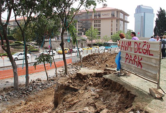 Gezi Parkı Yıkım nöbetine müdahale 