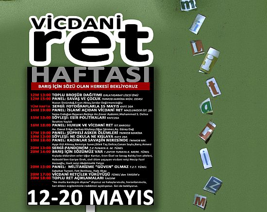 Vicdani Ret Haftası etkinlikleri başladı