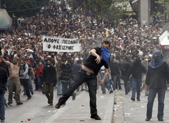Yunanistan’da bir bozkır tavşanı